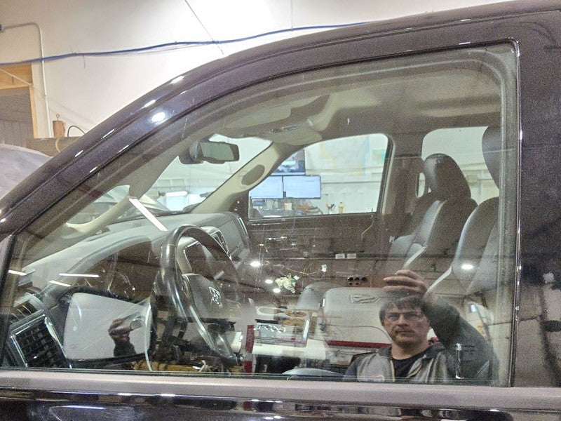 Driver Front Door Glass Classic Style Fits 09-23 DODGE 1500 PICKUP 612
