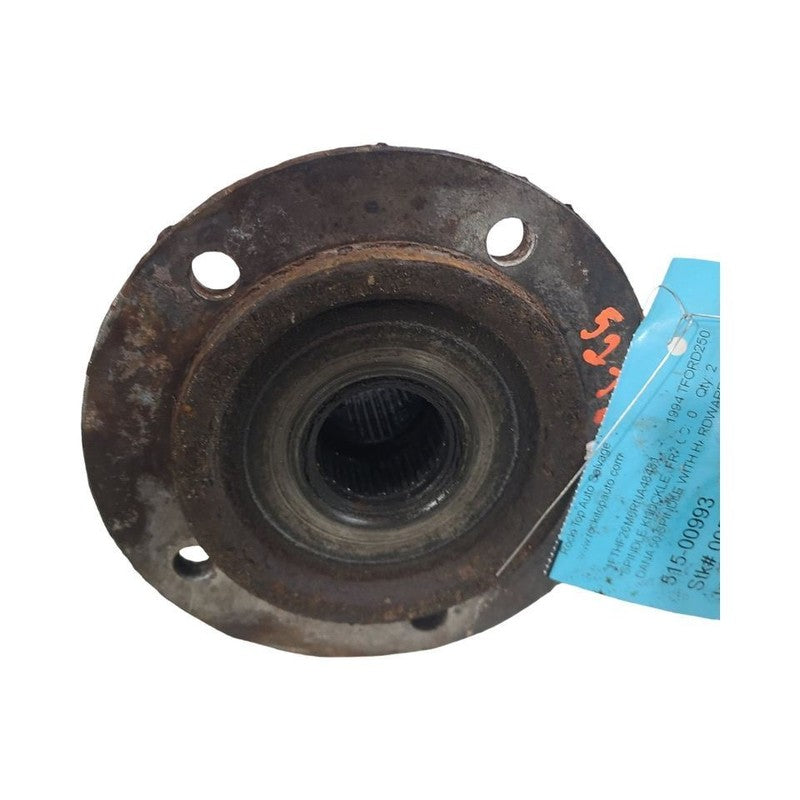 Front Spindle/Knuckle From 8501 GVW Spindle Fits 93-97 FORD F250 PICKU