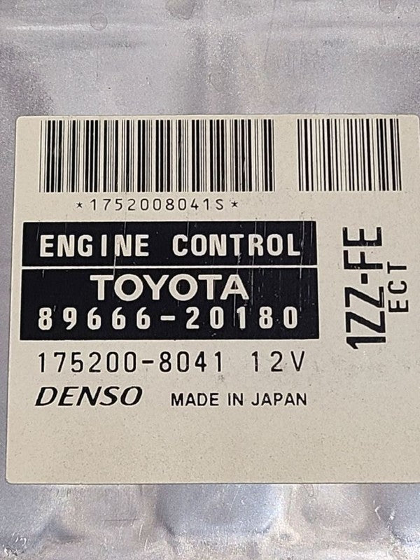 Engine ECM Electronic Control Module GT 1ZZFE Engine Fits 02 CELICA 63