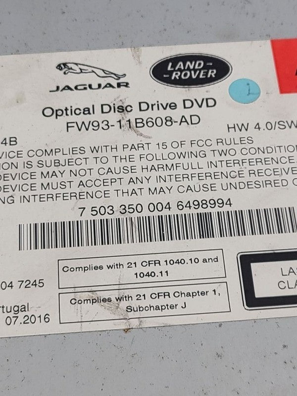 Audio Equipment Radio CD Player Fits 17-20 F-PACE 643139 FW9311B608AD
