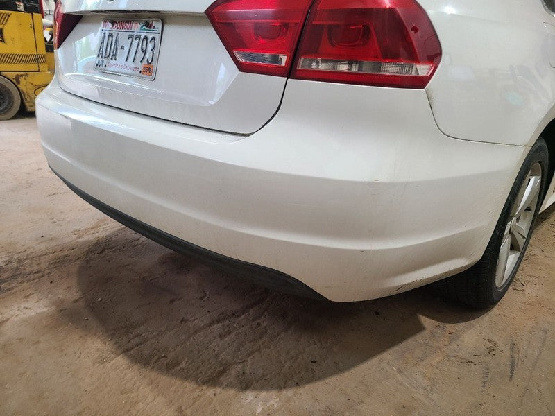 Rear Bumper Sedan Without Chrome Moulding Fits 12-15 PASSAT 666862
