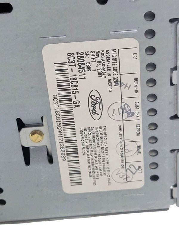 Audio Equipment Radio AM-FM-CD-MP3 6 Disc Fits 08 FORD F250SD PICKUP 6