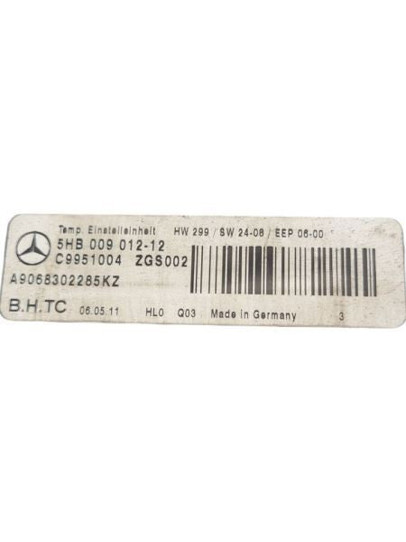 SPRINTV25 2011 Temperature Control 593331
