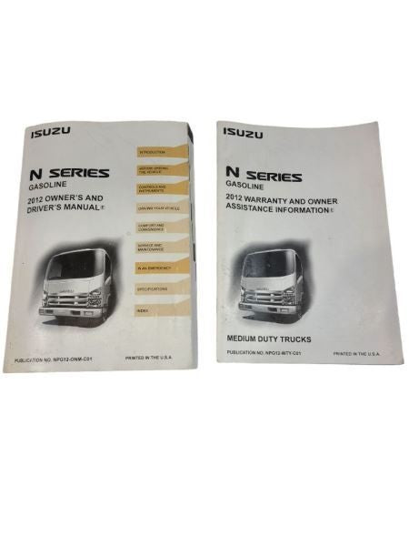 NPR ISUZU 2012 Owners Manual 602275