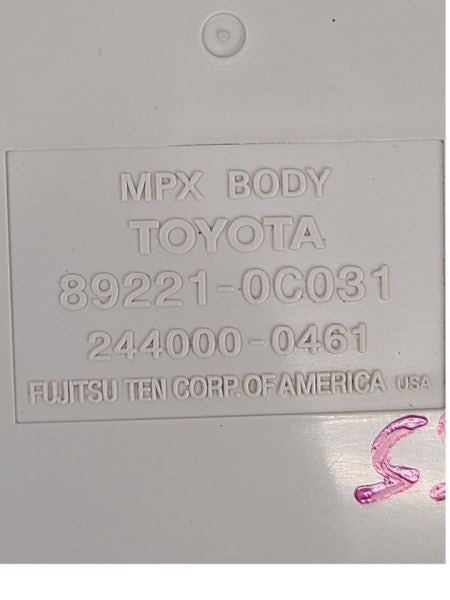 Chassis ECM Multiplex Network Crew Cab 4Door Fits 04-06 TUNDRA 599248 