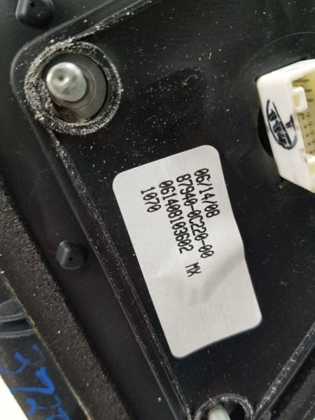 TUNDRA    2008 Drivers Side Power Heated Side View Mirror 282346