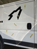 Passenger Rear Side Door Sliding Low Roof Fits 14-19 PROMASTER 1500 VA