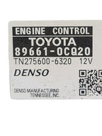 Engine ECM Electronic Control Module Center Dash 2WD Fits 00 TUNDRA 66