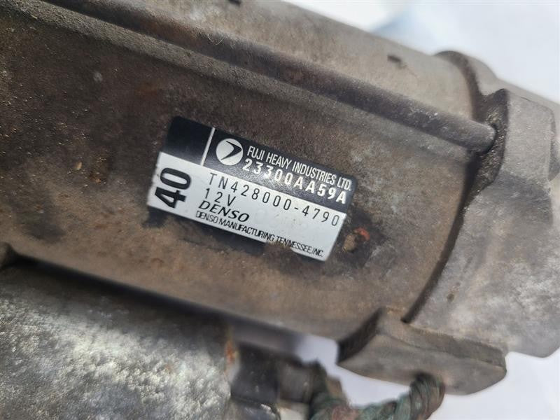 Starter Motor CVT Fits 08-15 LEGACY 212188