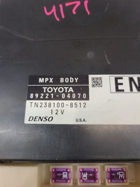 Chassis ECM Multiplex Control Module Fits 2020 TACOMA 538502 89221-040