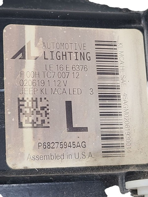 Driver Left Headlight Fits 19-23 CHEROKEE 661671