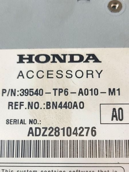 Info-GPS-TV Screen Player DVD Navigation Rear Area Fits 10 CROSSTOUR 5