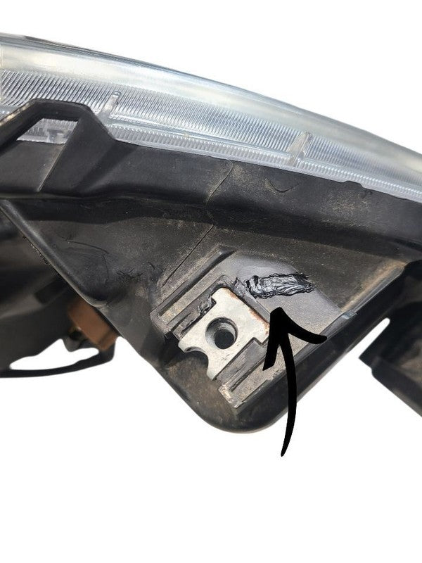 Driver Headlight Sedan Halogen Chrome Housing Fits 16-18 ALTIMA 665372