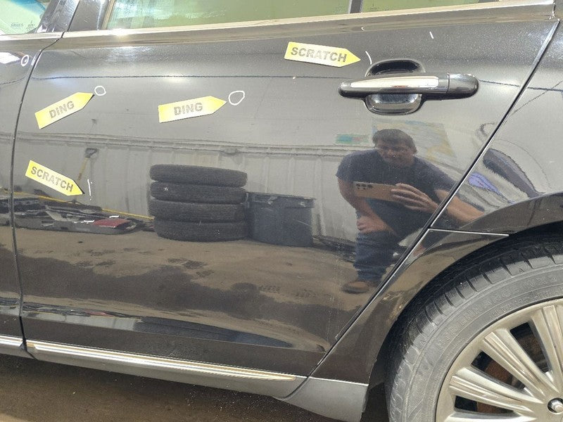 Driver Rear Side Door Tinted Glass Lower Side Moulding Fits 09-16 MKS 