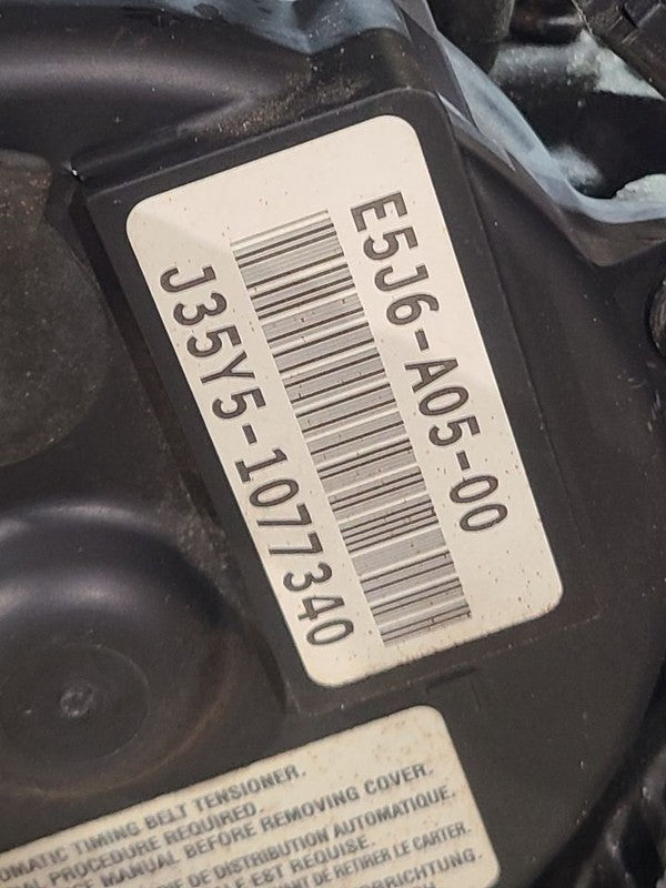 Engine 3.5L 3 Or VIN 4 6th Digit Fits 14-15 MDX 660036