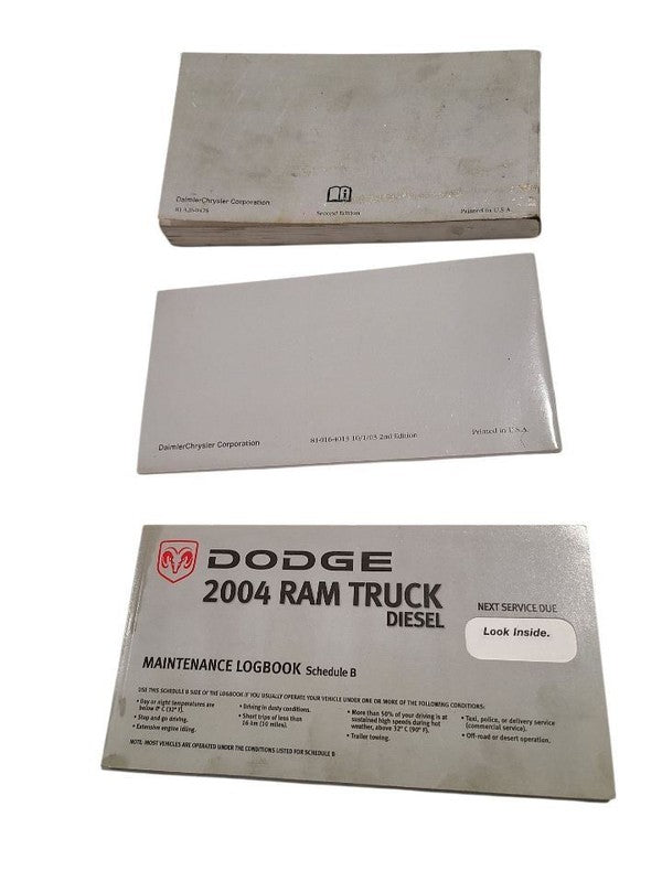 RAM3500   2004 Owners Manual 640291