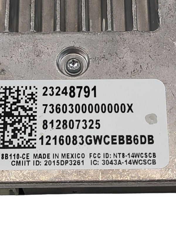 Chassis ECM Communication Wireless Charger Opt K4C Fits 15-17 ATS 6034