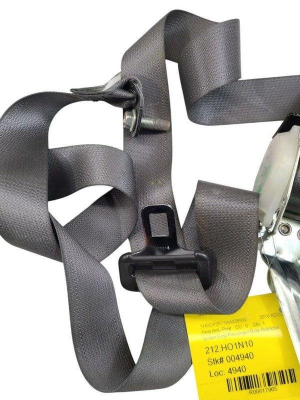 ACCORD    2010 Seat Belt Rear 617965