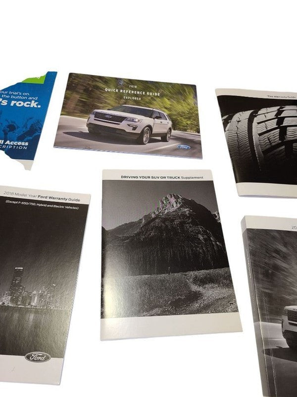 EXPLORER  2018 Owners Manual 625998