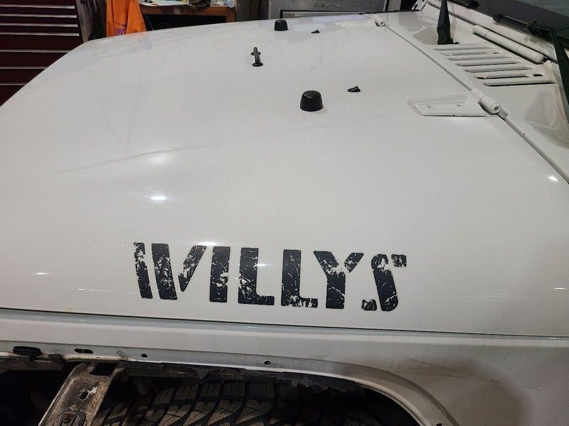 Hood VIN W 6th Digit Jk Body Flat Center Fits 13-18 WRANGLER 662037