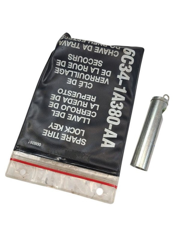 F250SD 2008 Wheel Spare Tire Lock Key Code Card  626257