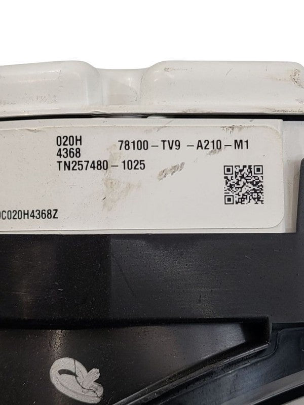 Speedometer Cluster US Market MPH VIN 3 8th Digit Base Fits 16-18 ILX 