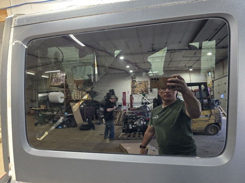 Driver Rear Door Glass Full Door VIN W 6th Digit Fits 07-18 WRANGLER 6