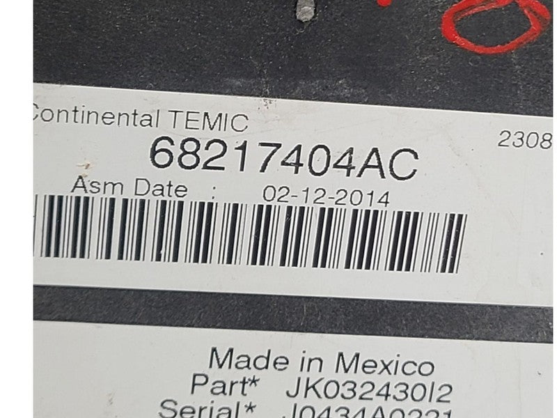 Chassis ECM Multifunction Includes Fuse Box Fits 14 WRANGLER 674335