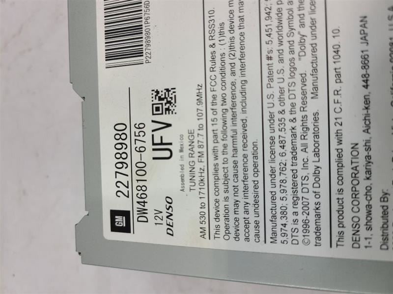 Audio Equipment Radio Receiver AM-FM-DVD-MP3-navigation Fits 11 VOLT 5