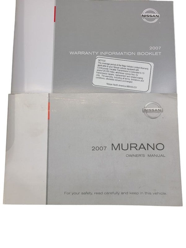 MURANO    2007 Owners Manual 619381