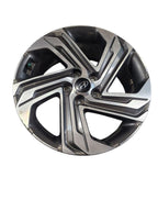 Wheel 18x7-1/2 Alloy 5 Spoke Black Inlay Fits 21-23 SANTA FE 667990