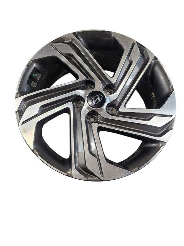 Wheel 18x7-1/2 Alloy 5 Spoke Black Inlay Fits 21-23 SANTA FE 667990
