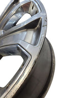 Wheel 22x9 7 Spoke Single Silver With Chrome Inserts Fits 15-20 ESCALA