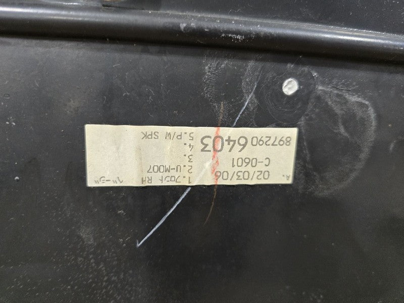 Front Passenger Door Trim Panel Fits 2002 TROOPER 646709