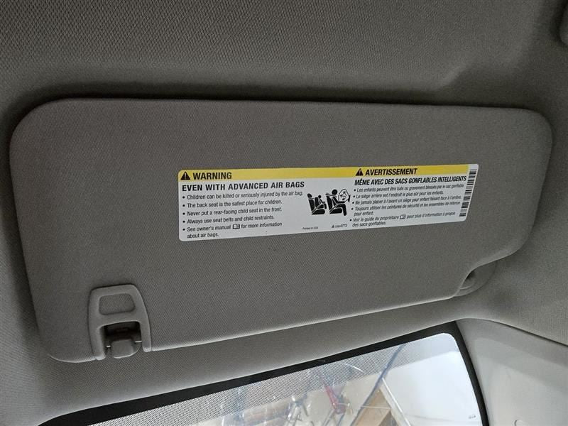 Passenger Right Sun Visor Fits 10-17 EQUINOX 606364