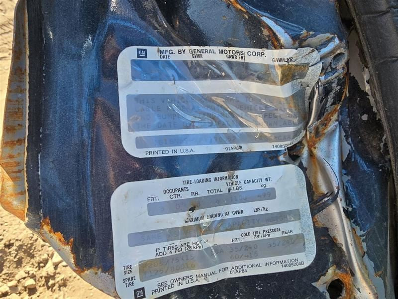 CAPRICE   1985 Seat Belt Rear 580654