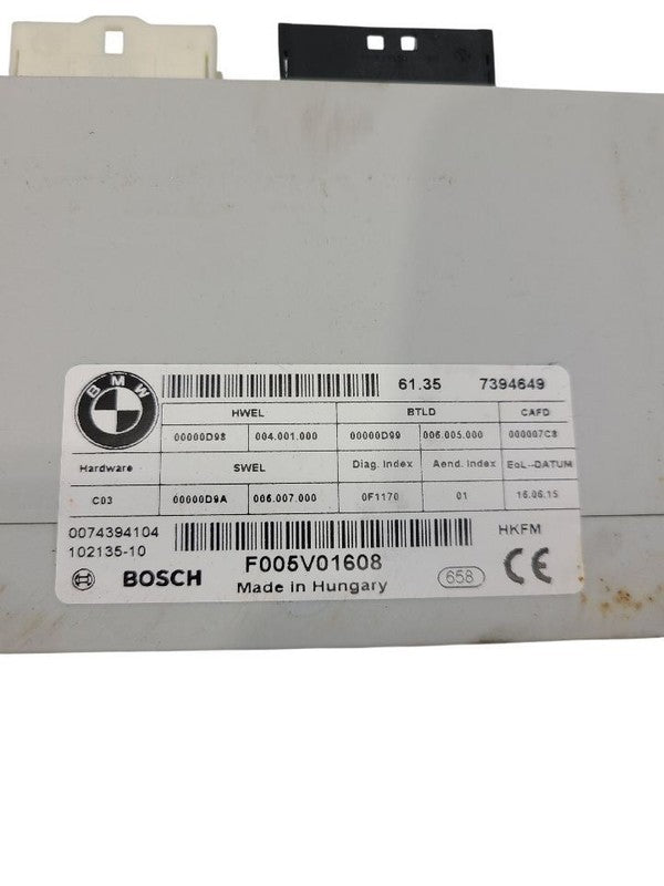 Chassis ECM Body Control BCM Fits 10-17 BMW 535i GT 636798