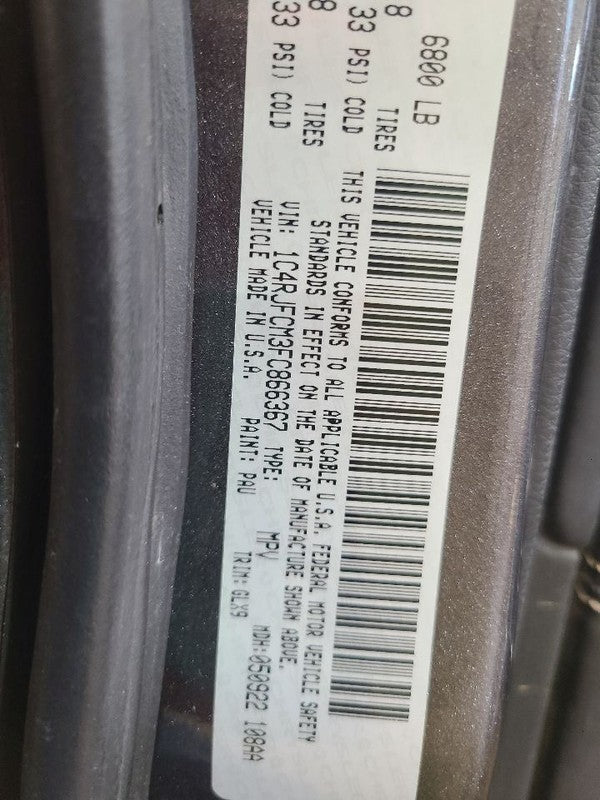 Console Front Floor Fits 14-17 GRAND CHEROKEE 667446