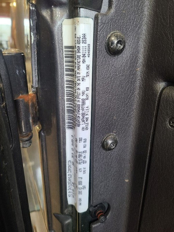 Radiator Fits 97-06 WRANGLER 668946