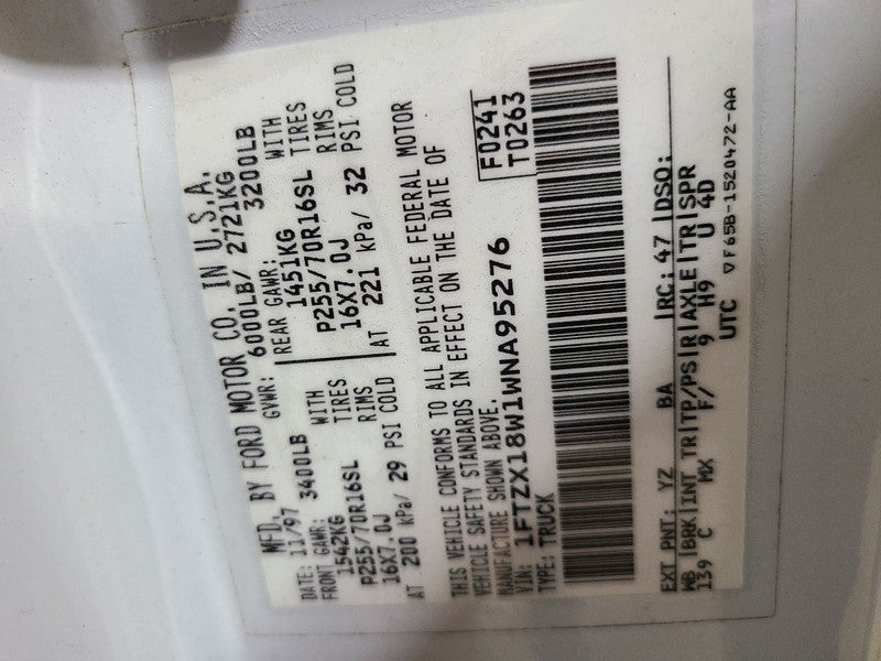 F150      1998 Running Board 663121