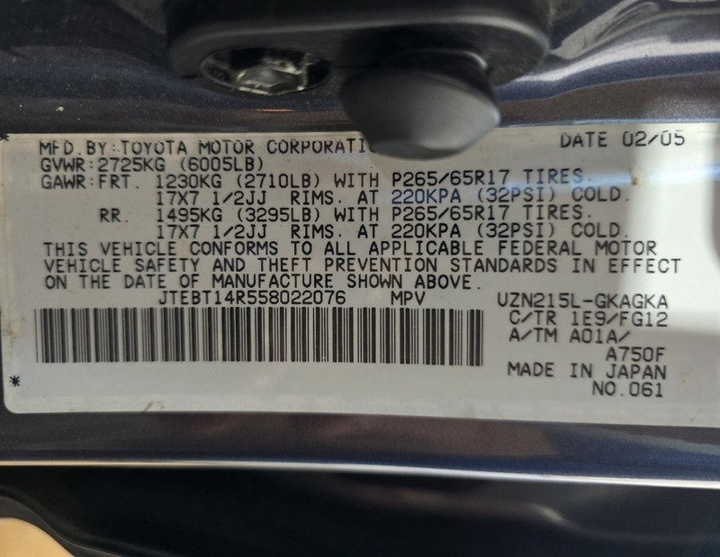 Seat Belt Front Bucket Driver Buckle Sport Fits 05-09 4 RUNNER 639615