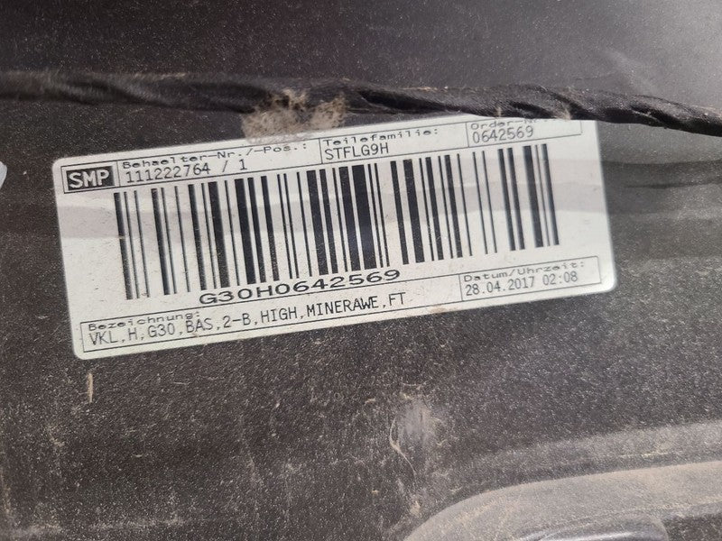 Rear Bumper With Park Assist Fits 17-20 BMW 540i 648916