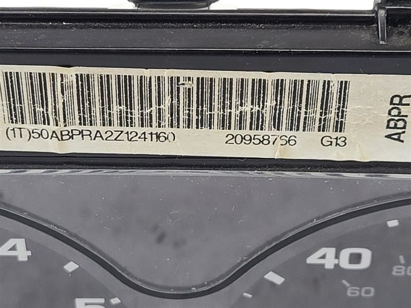 Speedometer Cluster MPH US Market Fits 07-12 SIERRA 2500 PICKUP 601257