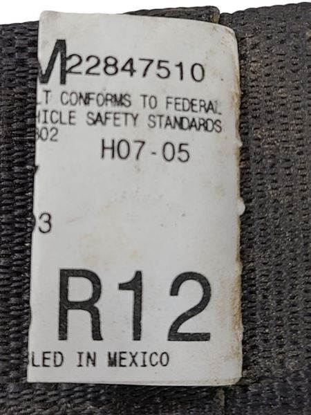 TAHOE     2013 Seat Belt Rear 594136