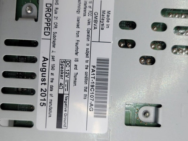 Audio Equipment Radio Receiver AM-FM-CD-MP3 Single Disc Fits 16 MKX 67