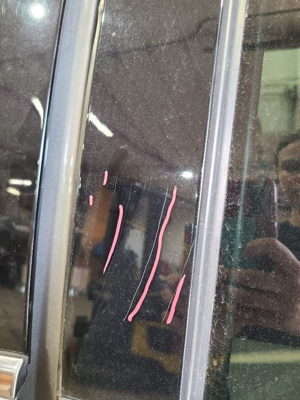 Driver Rear Side Door Movable Tempered Glass Fits 17-25 PACIFICA 67634