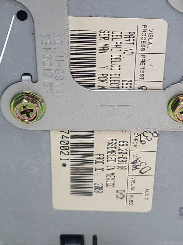 Audio Equipment Radio Receiver CD And Cassette 6 Disc Fits 00-03 SOLAR
