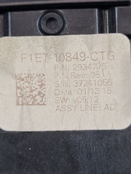 Speedometer Cluster Models MPH S Model Fits 15 FOCUS 555684