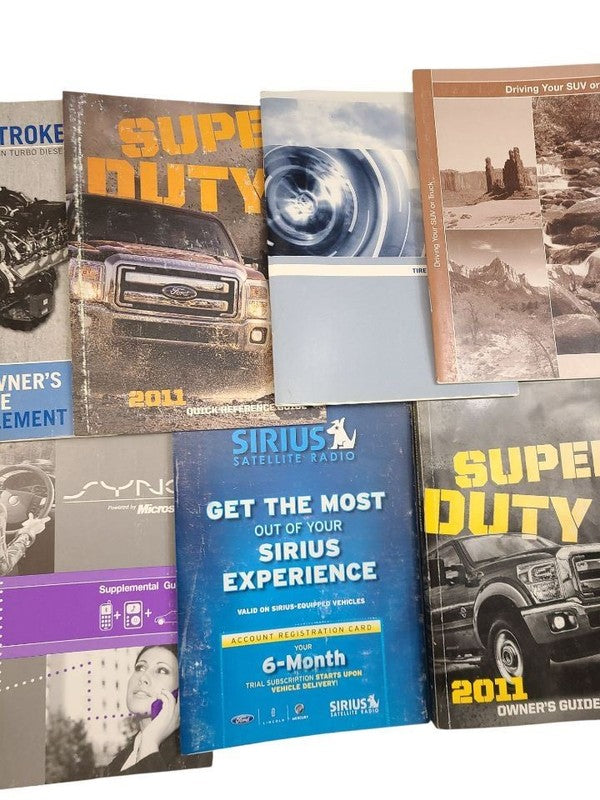 F250SD    2011 Owners Manual 616747