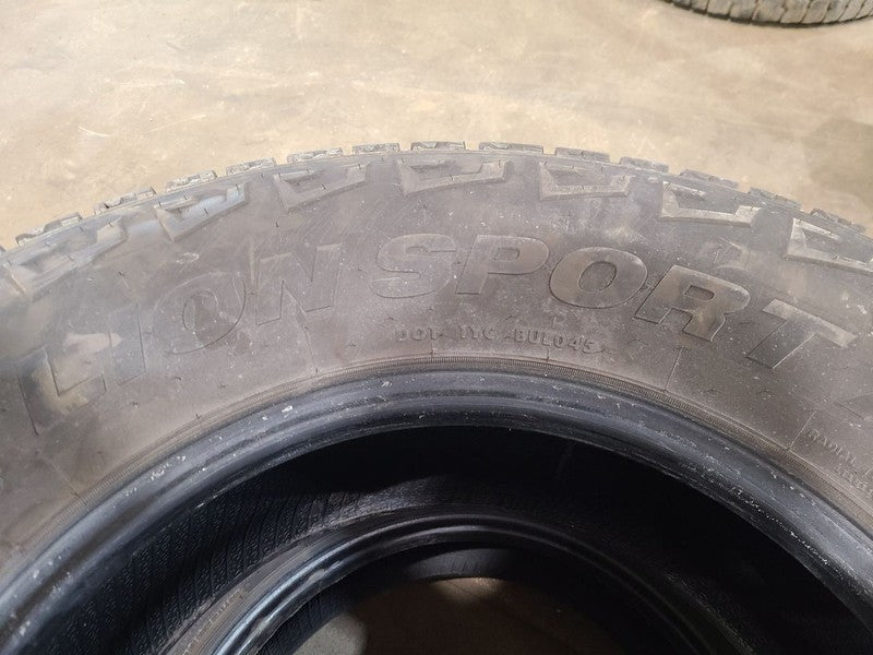 2 USED Tires  285-70-17 Lion Sport  8/32 Tread 662529